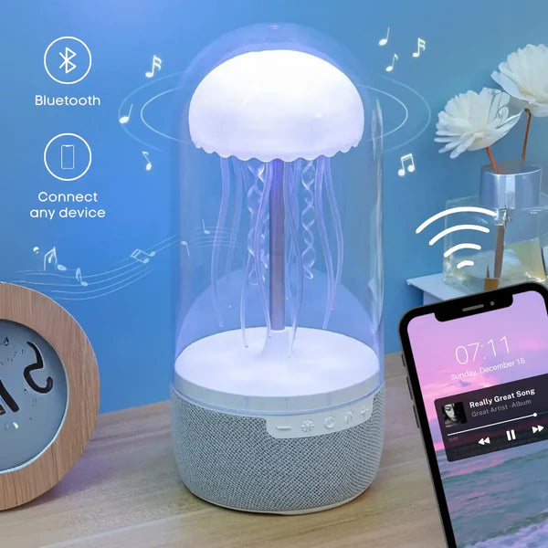 Veilleuse & Baffle Bluetooth "Méduse" 2 en 1