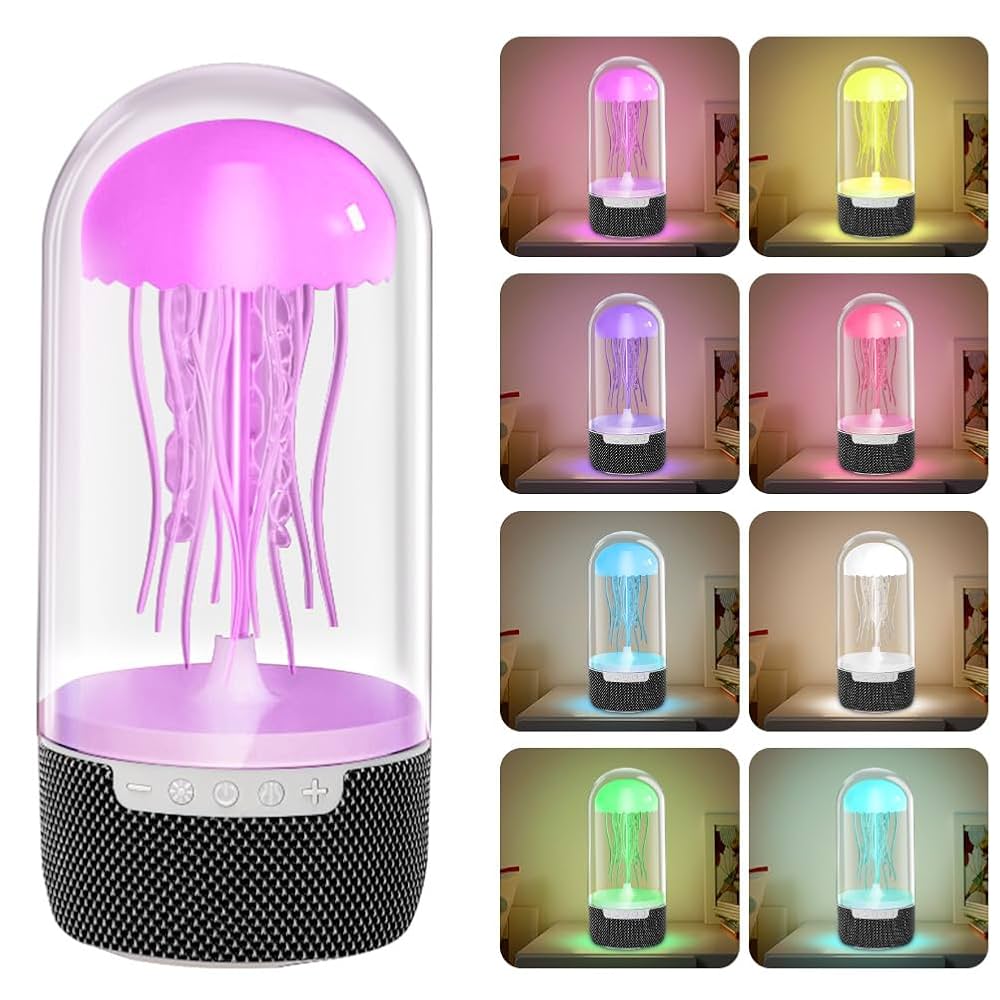 Veilleuse & Baffle Bluetooth "Méduse" 2 en 1