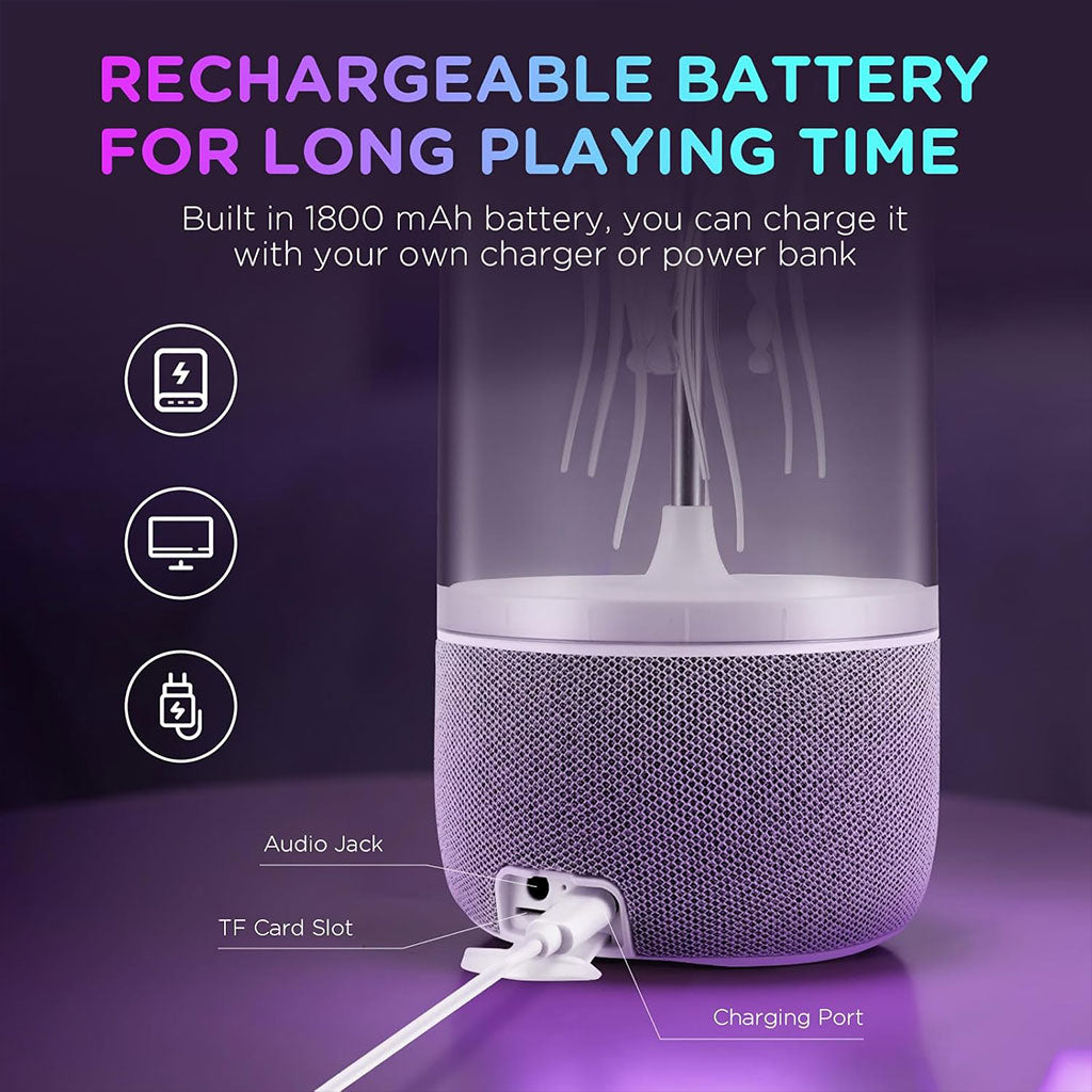 Veilleuse & Baffle Bluetooth "Méduse" 2 en 1